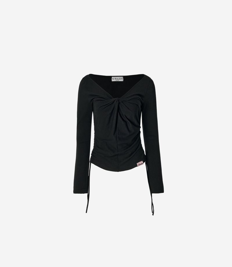 Luna Twisted Shirring Top