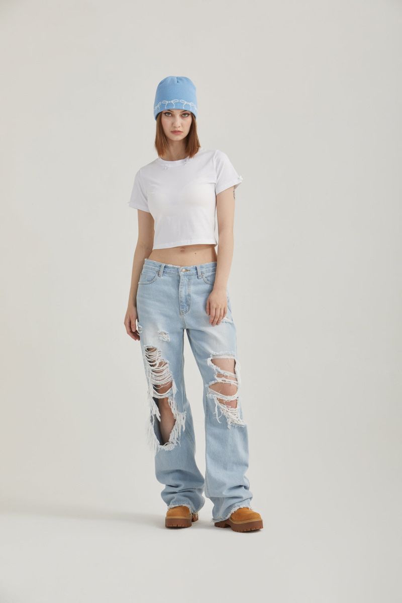 PETITE RIBBON T-SHIRT