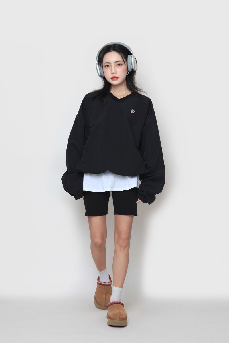 Anorak Warm-up String Sweatshirt