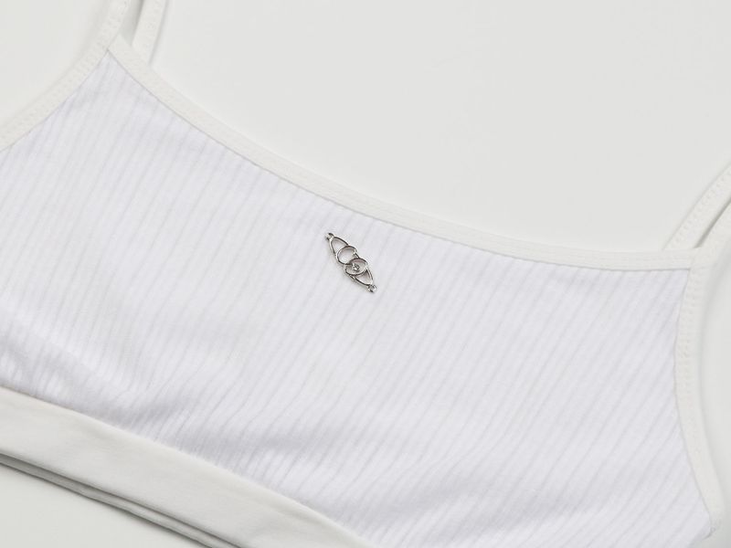 basic bra top - ivory