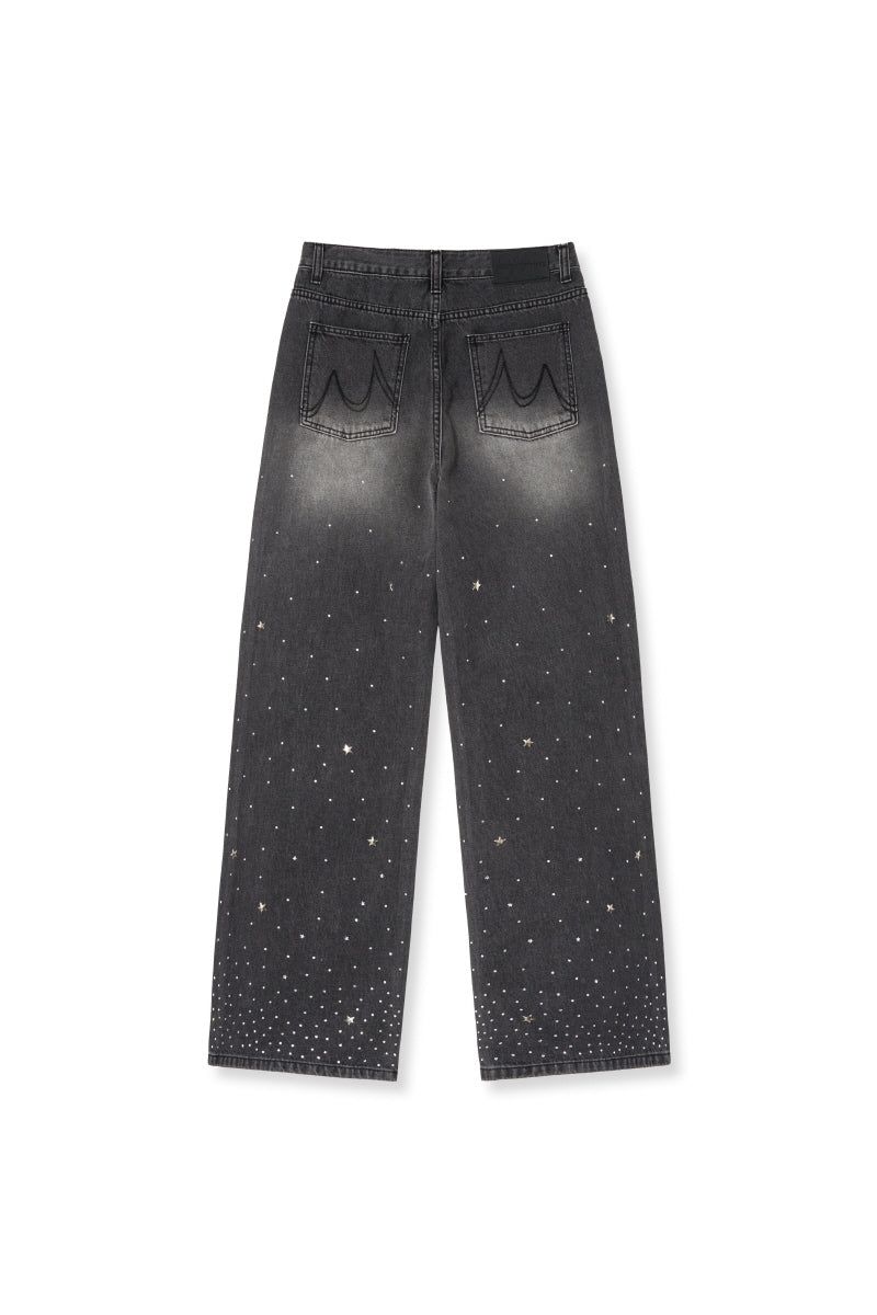 ss cubic pants (black)