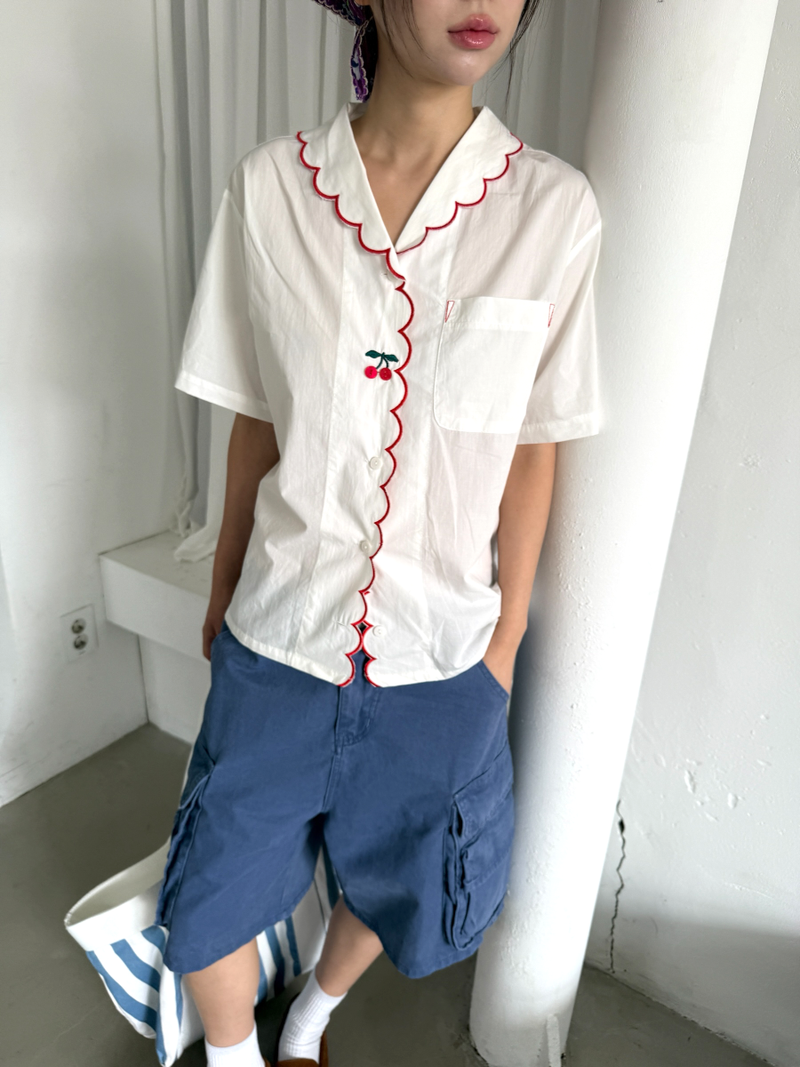 color dyeing bermuda pants