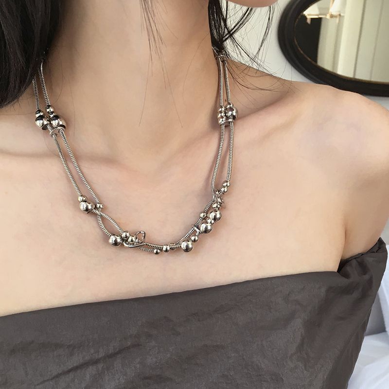 WONDER WONDER(ワンダーワンダー)の「Newme Silver Ball Chain Necklace(Accessories)」