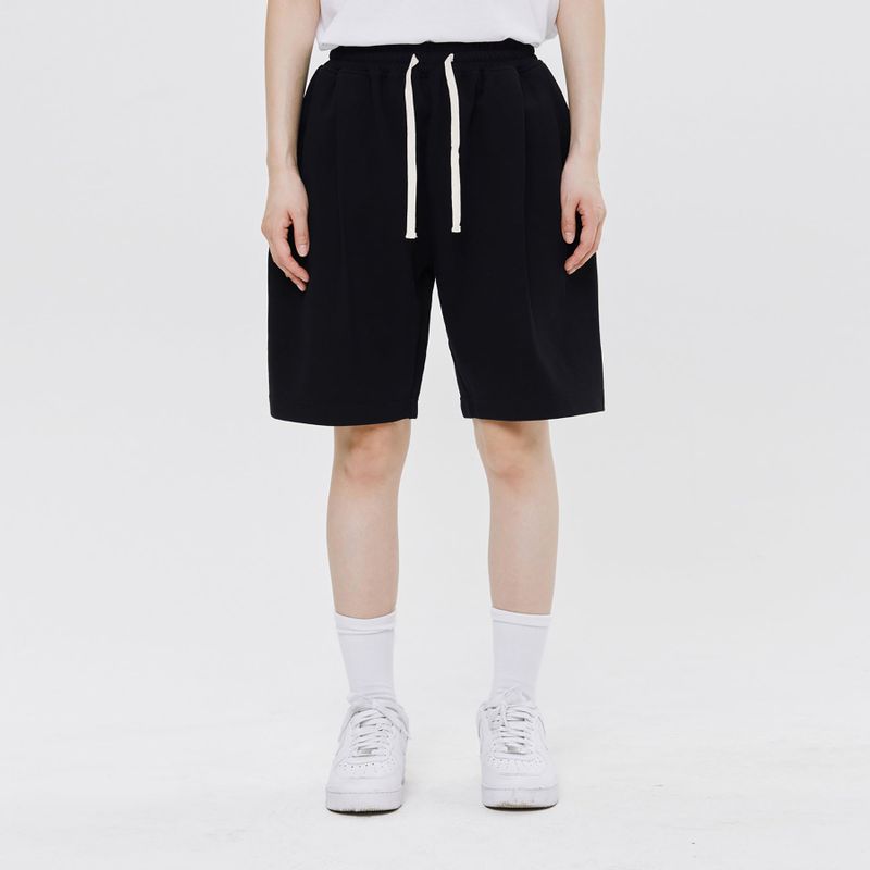 COTTON PINTUCK SHORTS