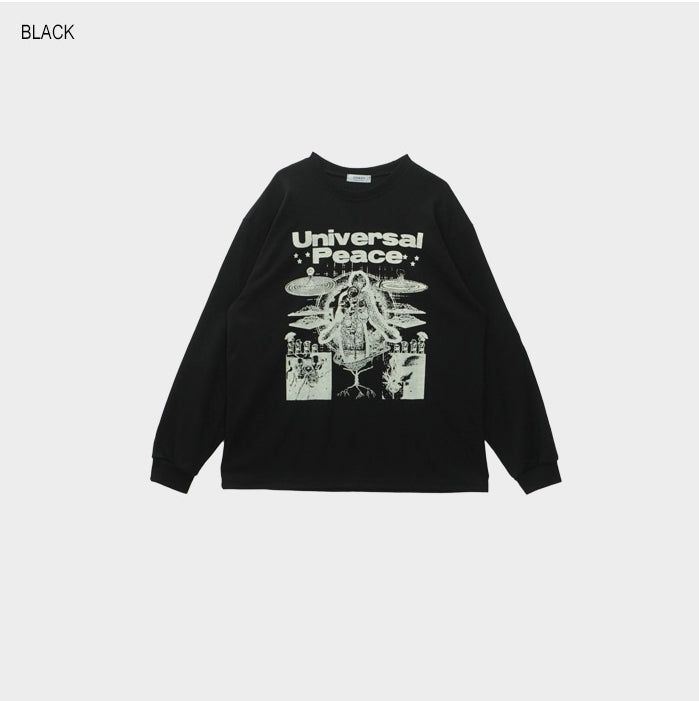 Universal heavy cotton LS t-shirt