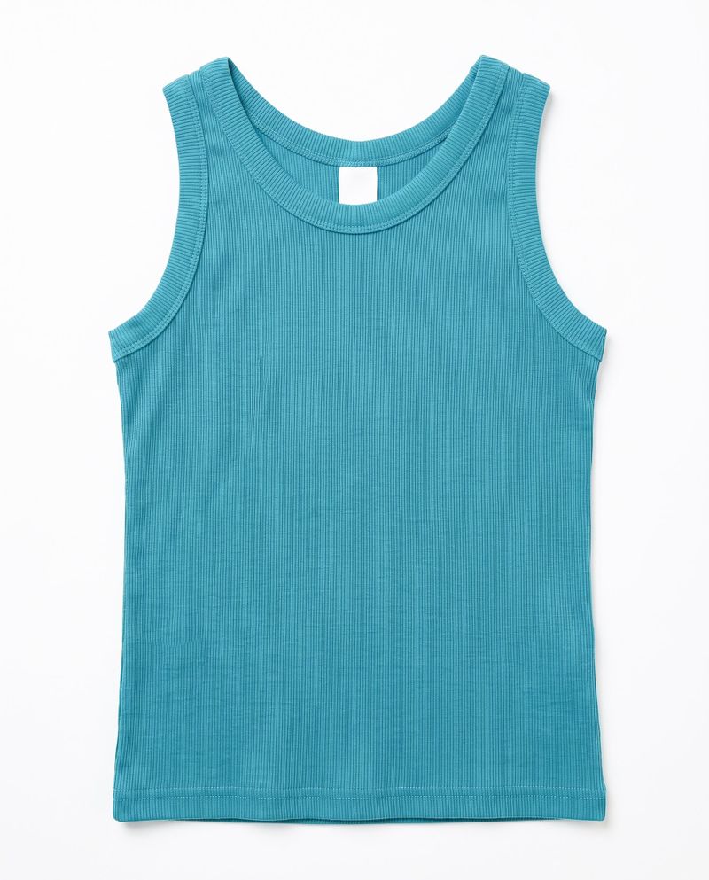 RIB LAYERED SLEEVELESS