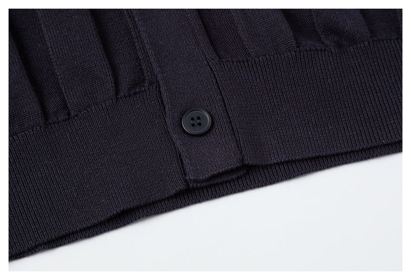 Leon Ribbed Knit Cardigan