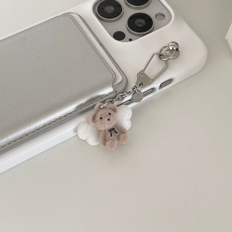 Angel bear, rabbit keyring