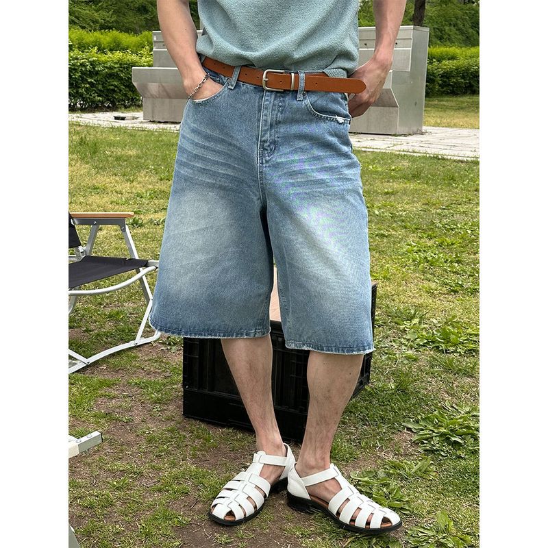 LAURANT（ロラン）の「[S/S] Damage bermuda denim pants(2color)（Pants）」