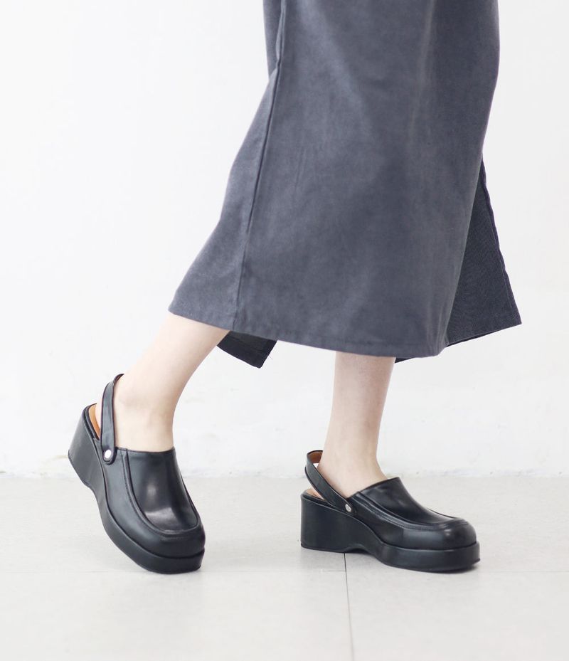 NONCODE(ノンコード)の「Nivan Square Platform Slingback Loafers(Shoes)」