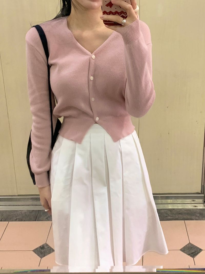 [MADE] Belto pintuck mini skirt