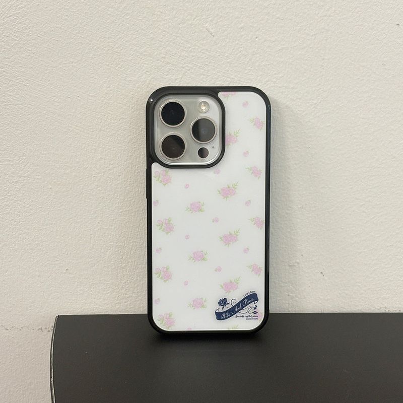 bipi（ビピ）の「ラッキー ローズ ガラスケース（スマホグッズ/小物）」