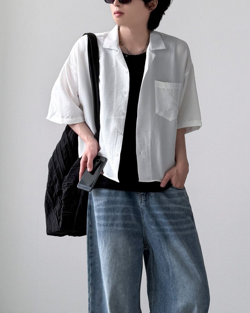 Bible Crop Half Shirt