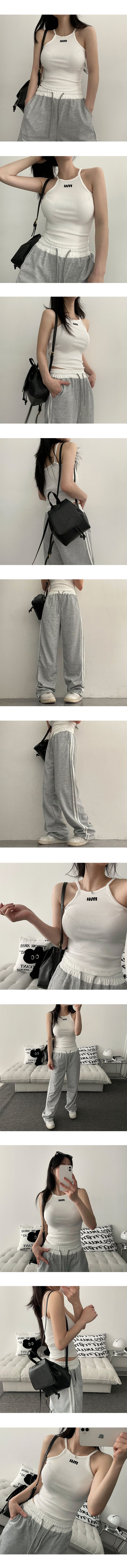 Nice String Coloring Two-Line Training Pants