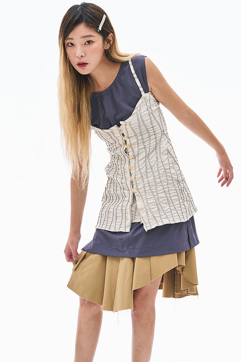 Pole String Sleeveless Ops (2 colors)