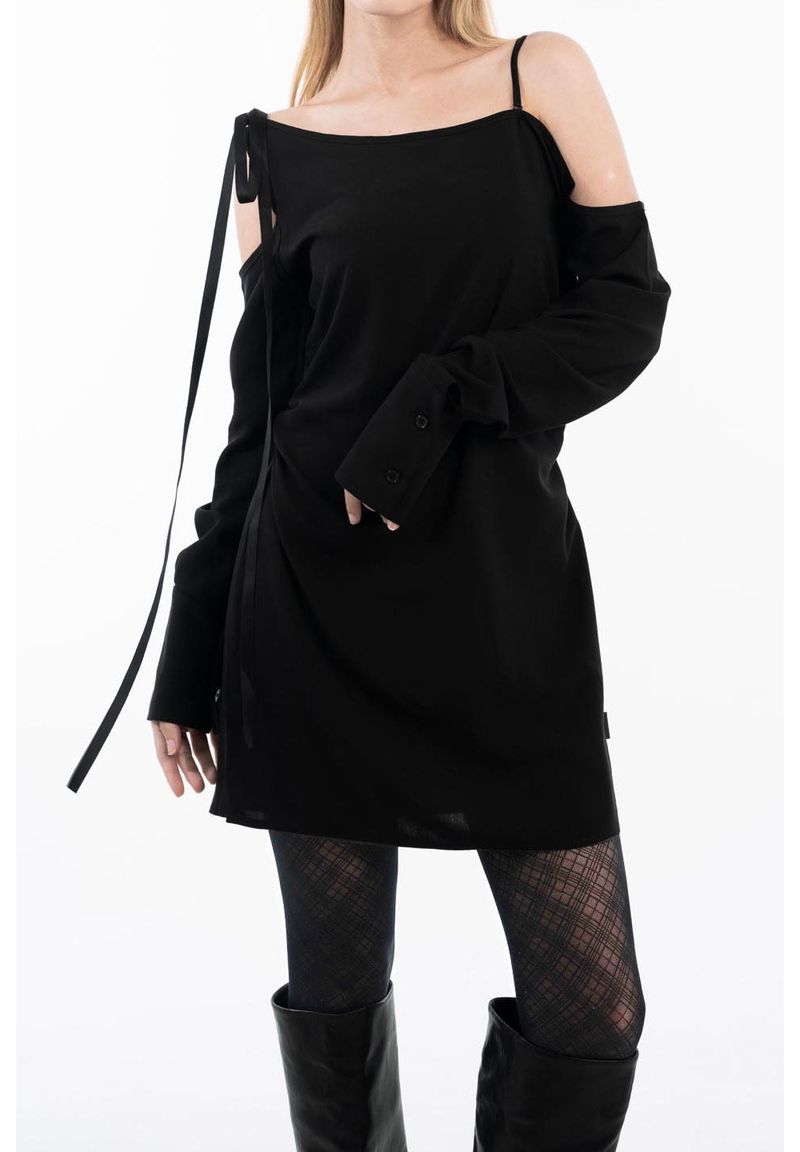 Y2Kチェックパターンシースルーバックストッキング (Black)