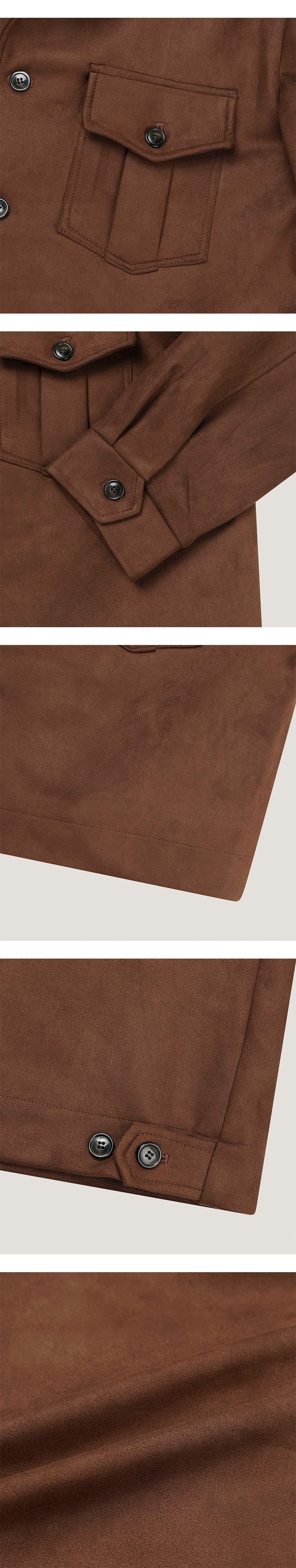 [F/W] Light two pocket suede jacket(2color)