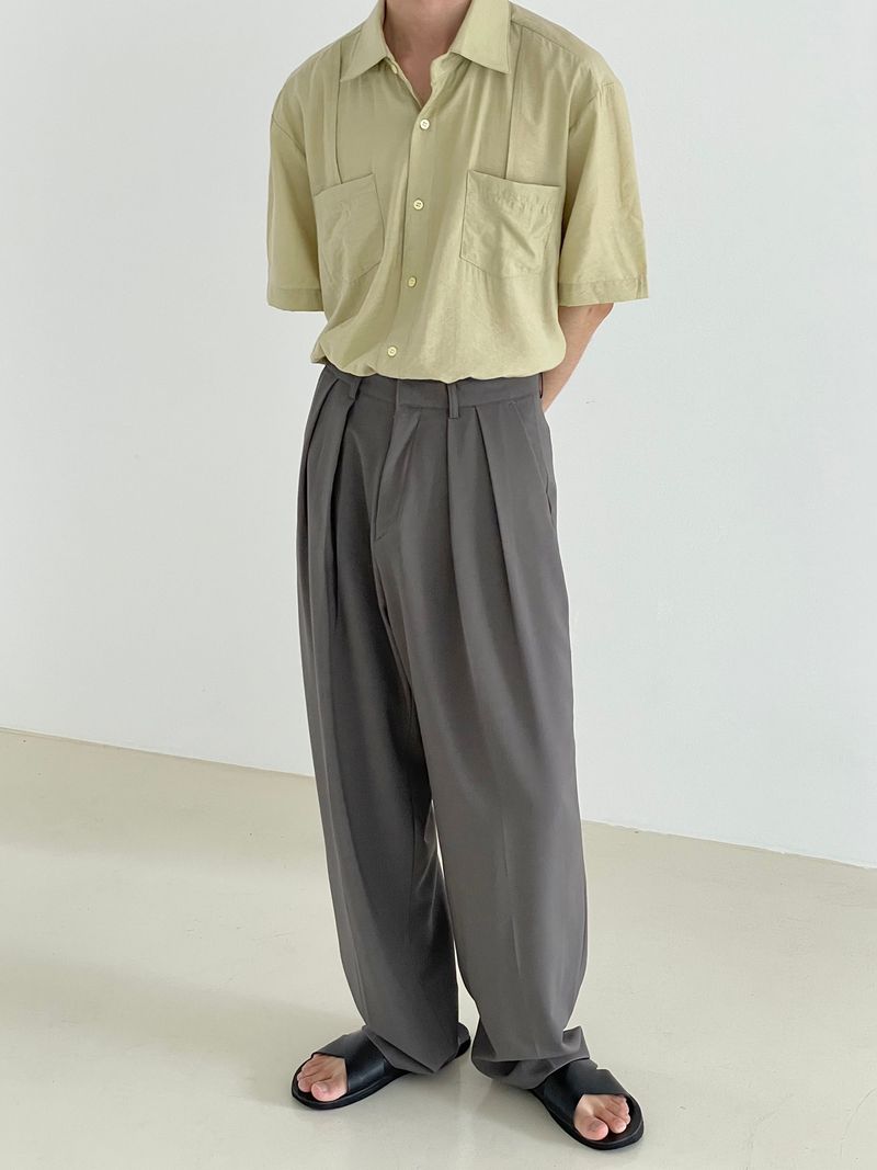 Berlin tension semi-wide slacks