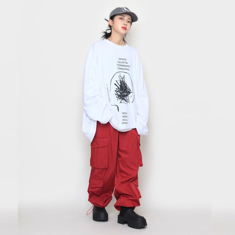 Brain over long sleeve T