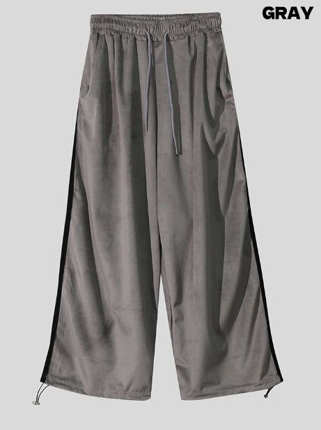 Spell velour track string pants