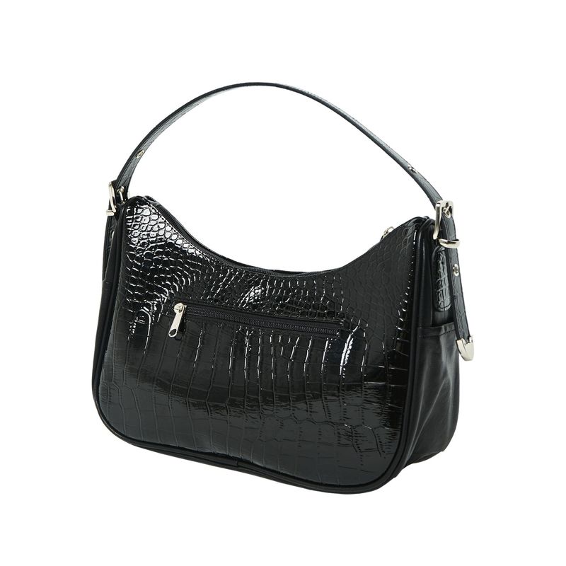 Western Enamel Pattern Leather Bag