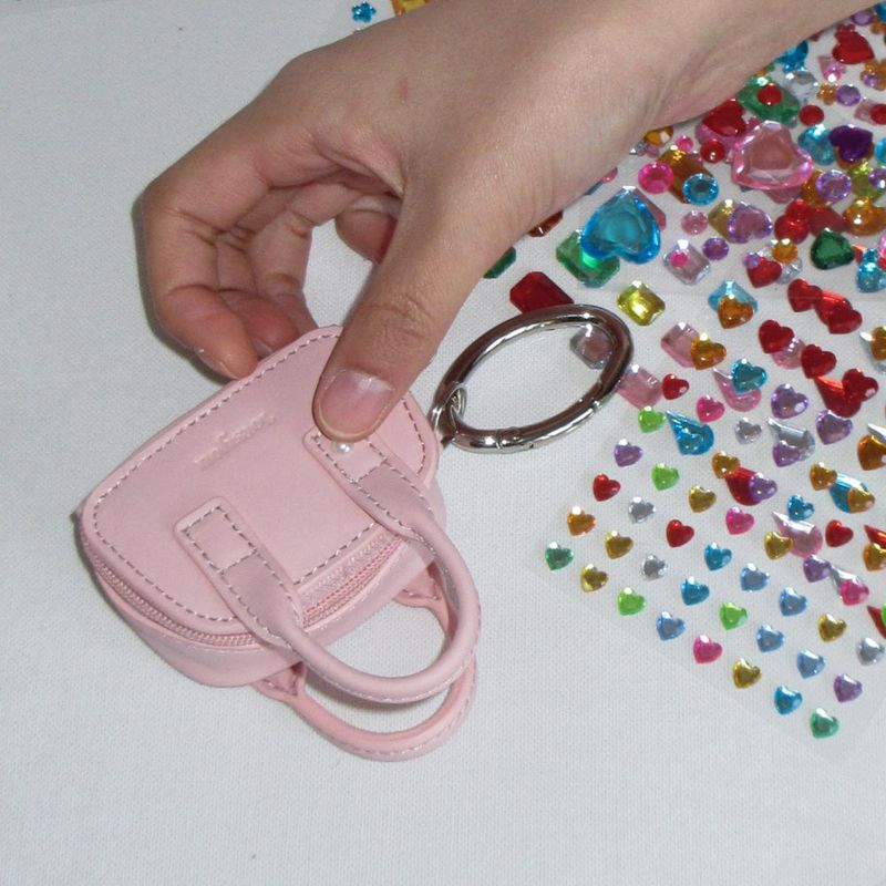 Tiny little bag Keyring L/PINK