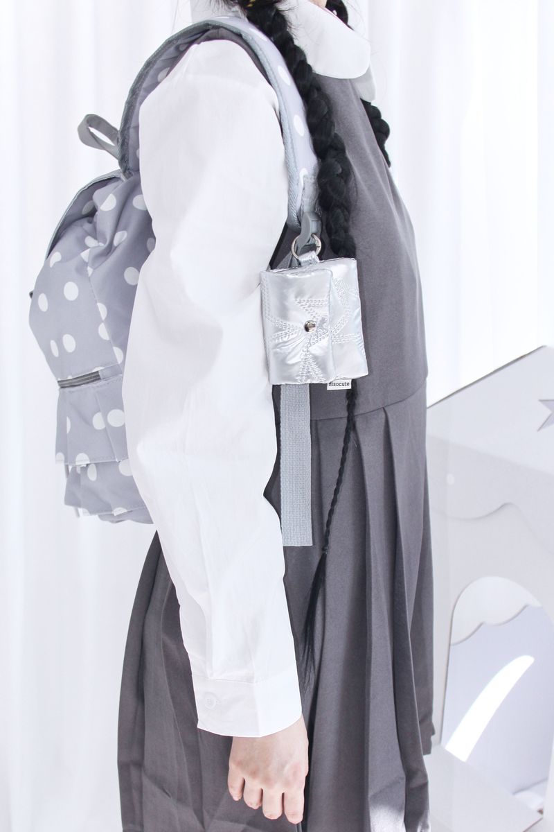 Dot Frill Backpack Kitchen Stripe Daily Bobusang Bag