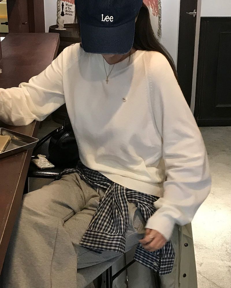 Caramel Color V-Neck Knit