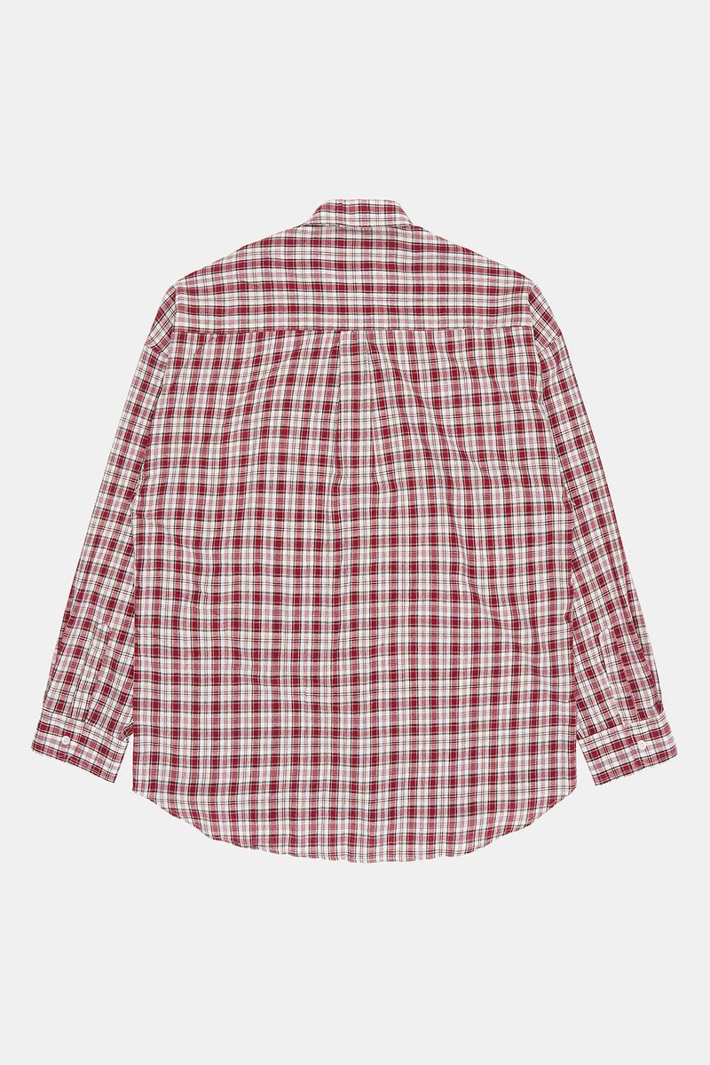 Beat over nerd check shirt