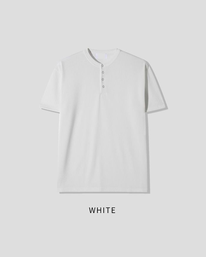 (M's) Allday Henley Neck T-shirt