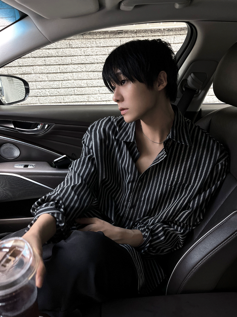 Oasis Stripe Satin Shirt