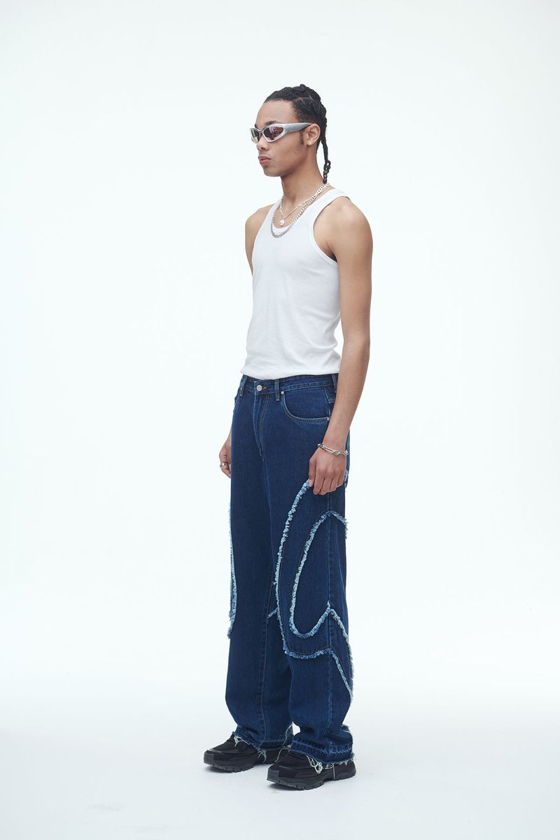 Comma Denim Pants Blue