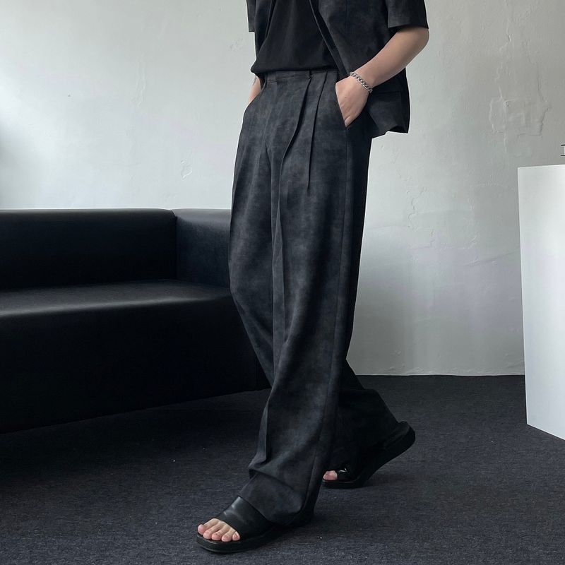 CR Monk Two Tuck Wide Pants (Set - Up/2 colors)