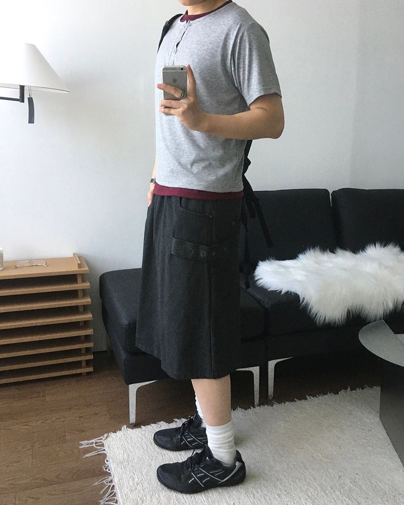 Clo Layered Buckle Short Sleeve T