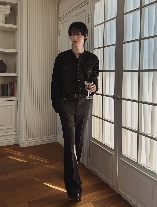 Mir Shining Tweed Crop Jacket