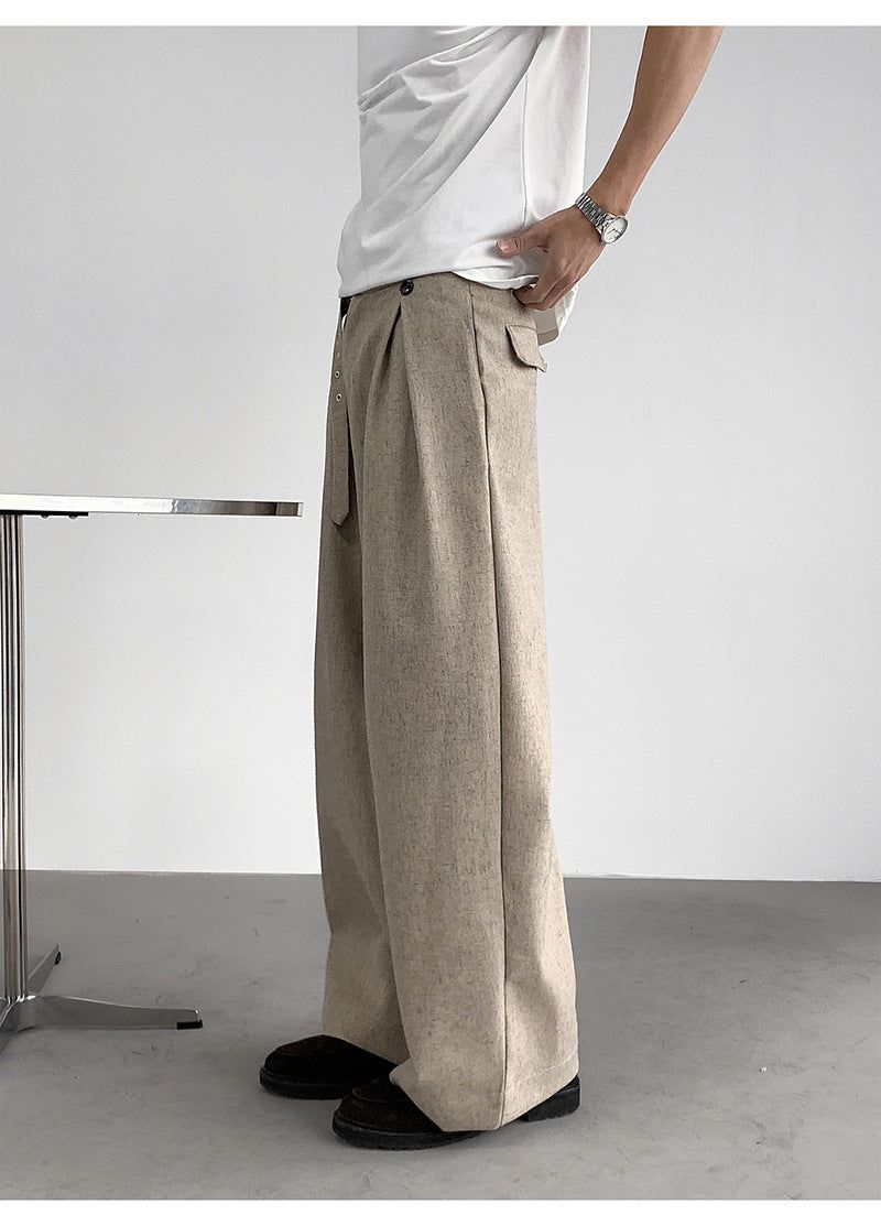 Alden Belted Wide Trousers