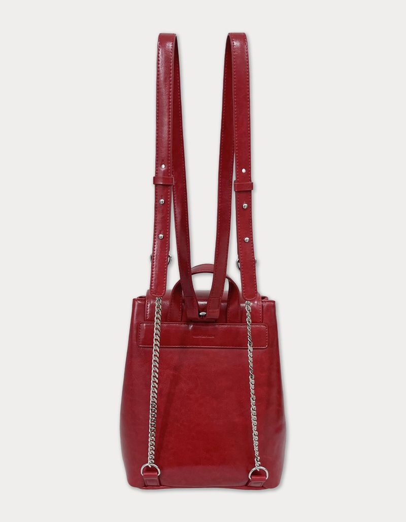 fle backpack - vintage red