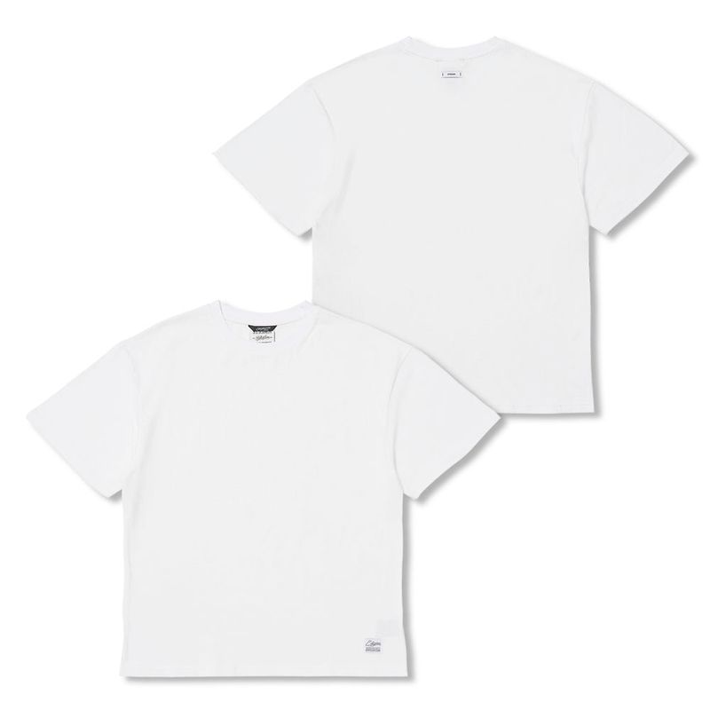 STIGMA(スティグマ)の「Semi Oversized Blank T-shirts White / Black(Tops)」