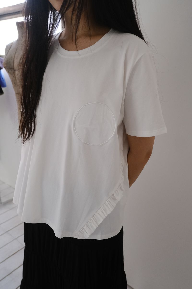 dot and frill T (2c)