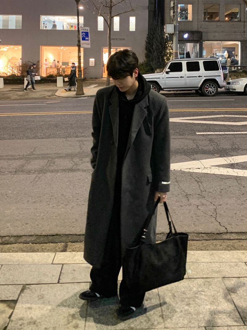  [Premium] Metin Hidden Maxi Wool Coat