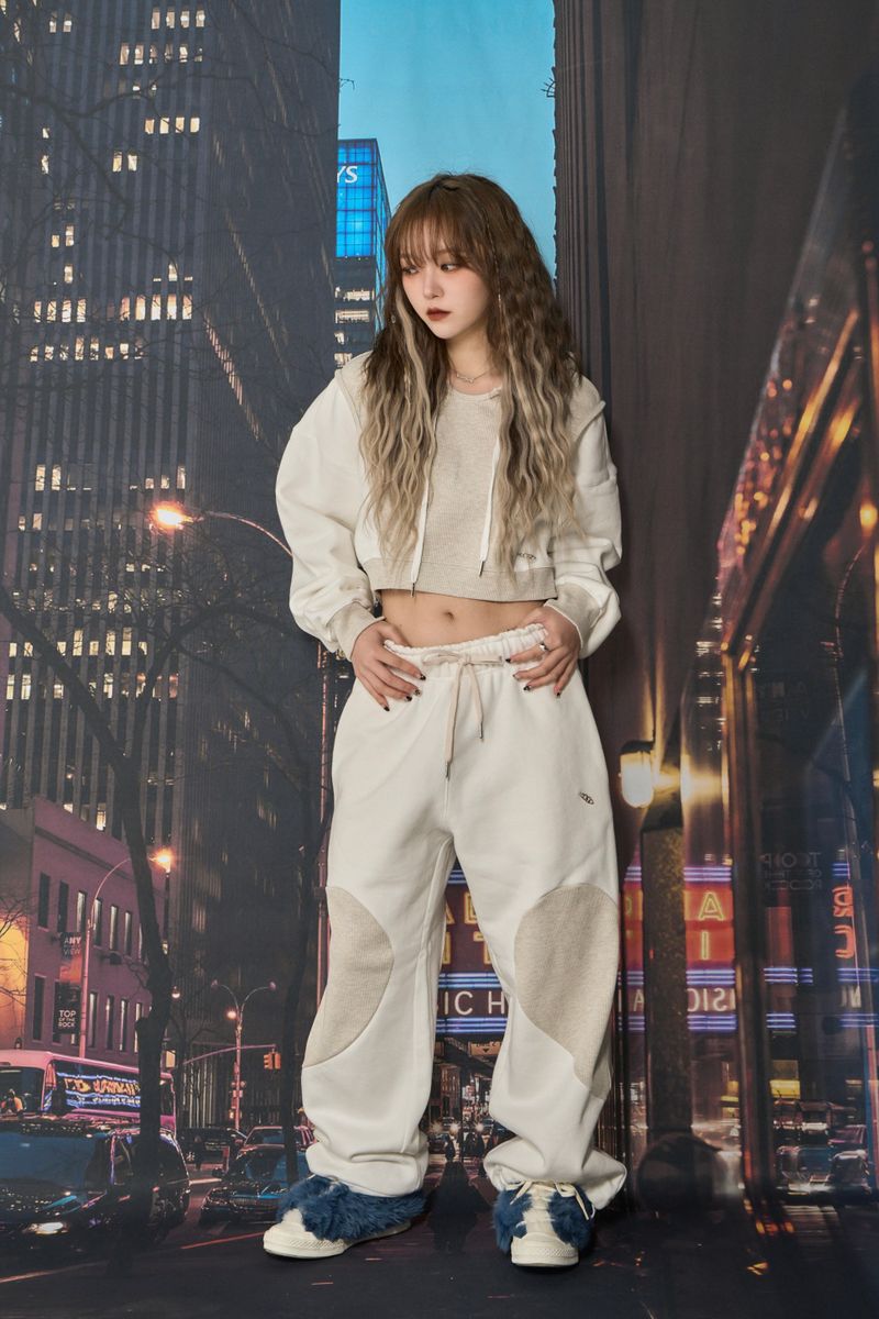 HEART JOGGER PT (IVORY)
