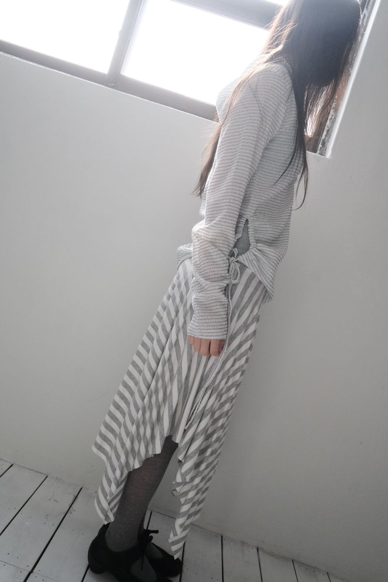 comfy stripe skirt (2c)