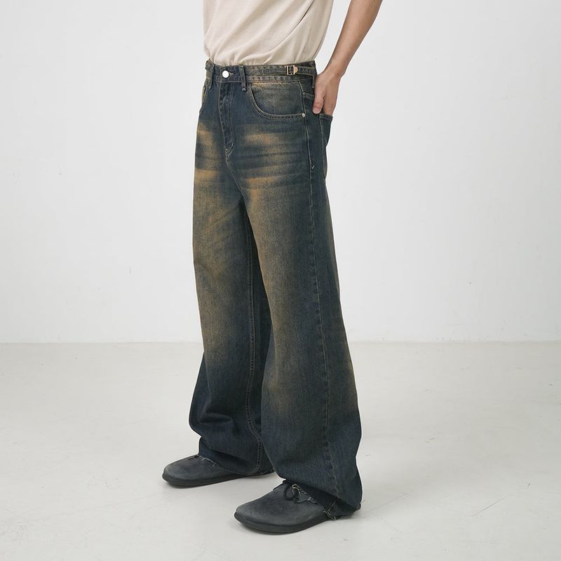SIMIO(シミオ)の「Button destroyed jean 2color(Pants)」
