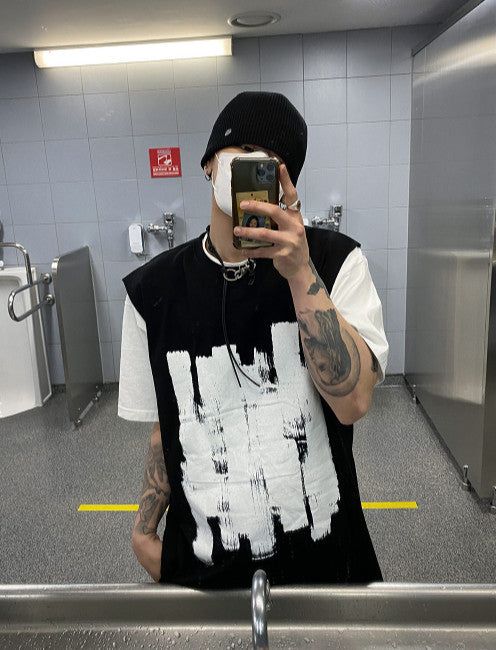 No.9488 paint long sleeveless (3color)