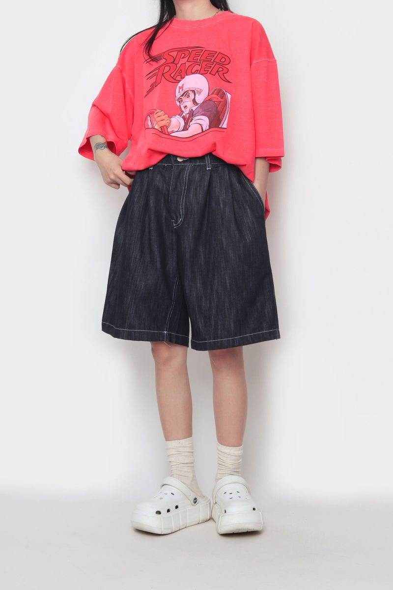 Bermuda banding half pants