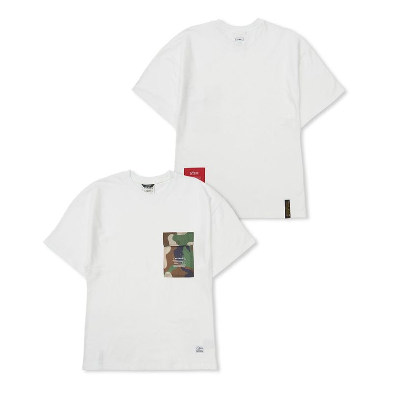 STIGMA(スティグマ)の「Camouflage Pocket Semi-oversized T-shirts White(Tops)」
