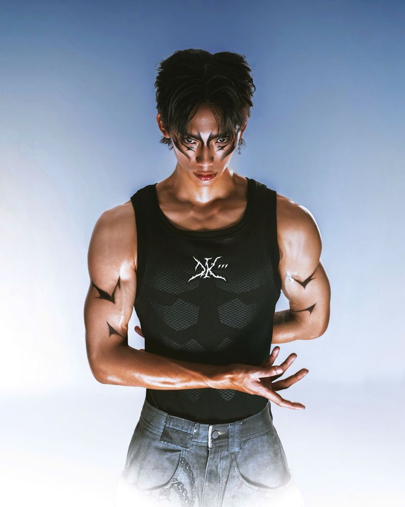 DKILLUMINATE（ディーケーイルミネイト）の「TANK ON THE TOP TANKTOP (Black)（Tops）」