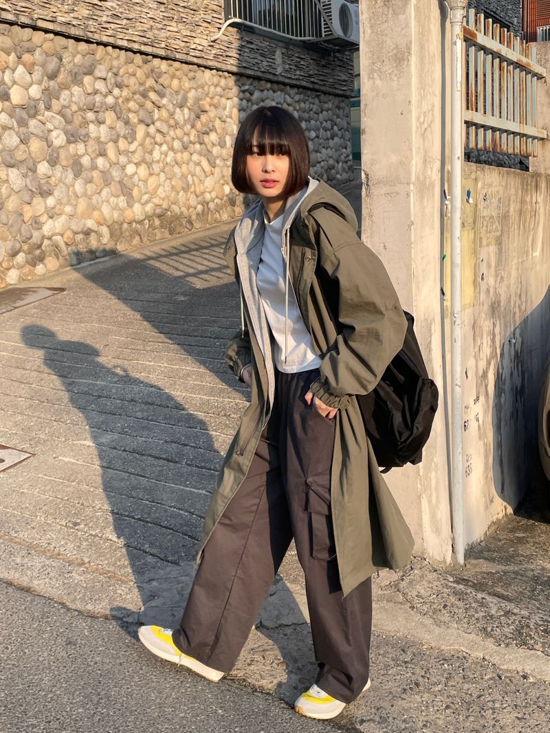 Pelee ash cargo pants