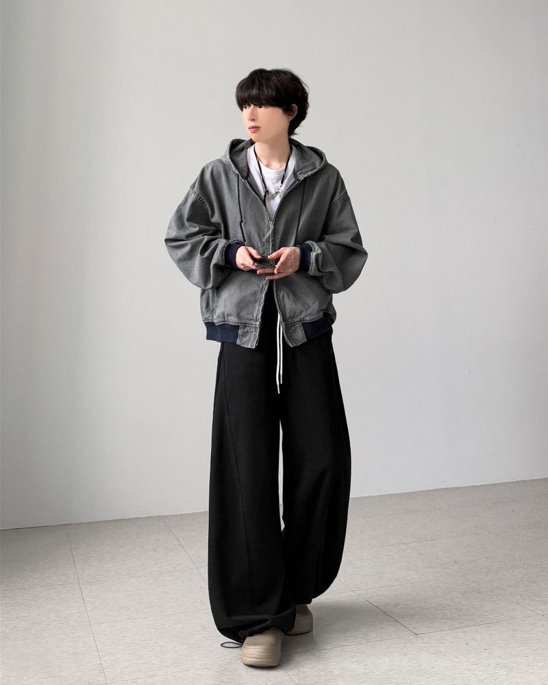 YOURNUS Curved Training Pants