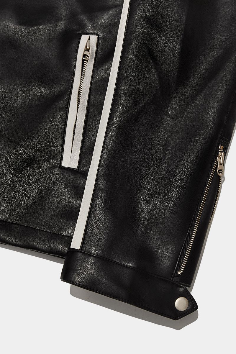 OWN Karim Biker Leather Jacket